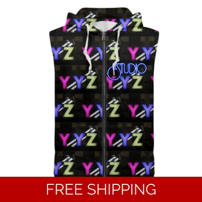 Custom Zipper Sleeveless Hoodie YYZ 5